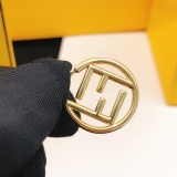 Fendi New Fashion Round FF Smooth Earrings