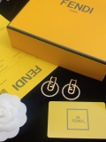Fendi New Fashion Versatile Diamond Earrings