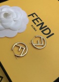 Fendi New Fashion Round FSmooth Earrings