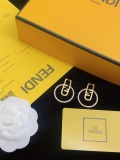 Fendi New Fashion Versatile Diamond Earrings