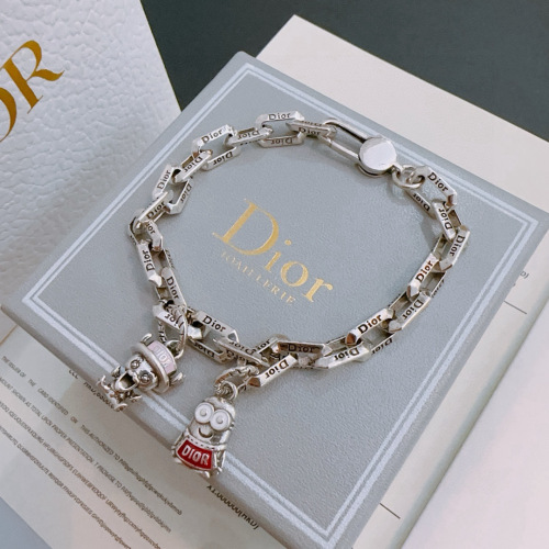 Dior Retro Rock Punk Thai Silver Bracelet