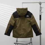 The North Face Fashion New Couple Classic Printed Hooded Down Coat