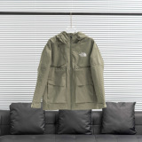 The North Face New Couple Multi Zipper Embroidered Hooded Jacket