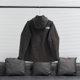 The North Face New Couple Multi Zipper Embroidered Hooded Jacket