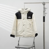 The North Face Fashion New Couple Classic Printed Hooded Down Coat