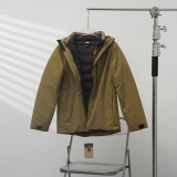 The North Face New Classic Embroidery 3-in-1 Warm Down Jacket Coat
