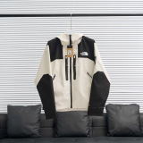 The North Face New Couple Fashion Double Zipper Adhesive Hooded Jacket