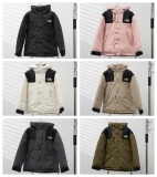 The North Face Fashion New Couple Classic Printed Hooded Down Coat