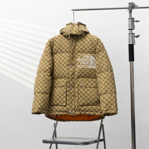 The North Face New Fashion Gucci Co-Branded Classic Embroidery Down Coat