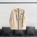The North Face New Couple Double Zipper Embroidery Hooded Jacket