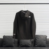 The North Face New Couple Double Zipper Embroidery Hooded Jacket
