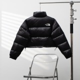 The North Face Fashion Embroidery Short Stand Collar Down Jacket