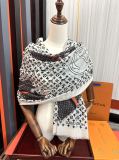 Louis Vuitton Classic Full Logo Cashmere Shawl Scarf Size: 100 x 200 CM