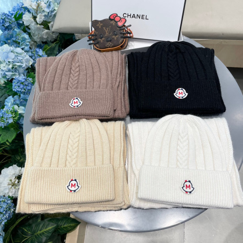 Moncler Couple Fashion Versatile Hat Set