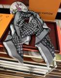 Louis Vuitton Classic Full Logo Cashmere Square Scarf Size: 120 x 120 CM