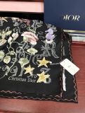 Dior New Fashion Versatile Double Sided Same Color Printed Cashmere Shawl Size: 140 x 140 CM