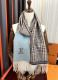 Louis Vuitton New Couple Classic Embroidered Logo Checkered Cashmere Scarf Size: 32 x 200 CM