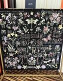 Dior New Fashion Versatile Double Sided Same Color Printed Cashmere Shawl Size: 140 x 140 CM