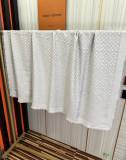 Louis Vuitton Classic Full Logo Cashmere Square Scarf Size: 120 x 120 CM