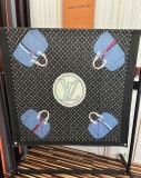 Louis Vuitton Classic Full Logo Cashmere Shawl Scarf Size: 100 x 200 CM