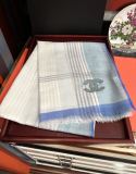 Chanel Fashion Elegant Embroidered Logo Cashmere Scarf Size: 80 x 200 CM