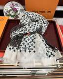 Louis Vuitton Classic Full Logo Cashmere Shawl Scarf Size: 100 x 200 CM