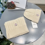 Moncler Couple Fashion Versatile Hat Set