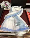 Chanel Fashion Elegant Embroidered Logo Cashmere Scarf Size: 80 x 200 CM