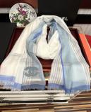Chanel Fashion Elegant Embroidered Logo Cashmere Scarf Size: 80 x 200 CM