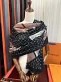 Louis Vuitton Classic Full Logo Cashmere Shawl Scarf Size: 100 x 200 CM