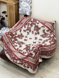 Dior Fashion Versatile Cashmere Double Sided Same Color Printed Shawl Size: 135 x 135 CM