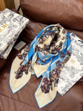 Dior Fashion Versatile Cashmere Double Sided Same Color Printed Shawl Size: 135 x 135 CM