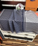 Louis Vuitton Classic Full Logo Cashmere Square Scarf Size: 120 x 120 CM