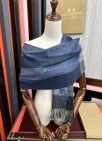 Burberry Couple Classic Versatile Embroidered War Horse Color blocked Cashmere Scarf Size: 30 x 180 CM