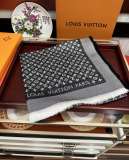 Louis Vuitton Classic Full Logo Cashmere Square Scarf Size: 120 x 120 CM