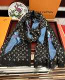 Louis Vuitton Classic Full Logo Cashmere Shawl Scarf Size: 100 x 200 CM