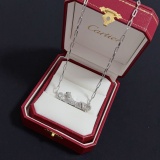 Cartier New Classic Fashion Diamond Set Cheetah Necklace