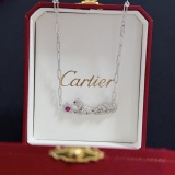 Cartier New Classic Fashion Diamond Set Cheetah Necklace