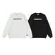 Moncler Fashion Logo Printed Round Neck Sweatshirt Unisex Casual Versatile Sweatshirt
