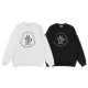 Moncler Fashion Logo Printed Round Neck Sweatshirt Unisex Casual Versatile Sweatshirt