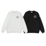 Moncler Fashion Logo Printed Round Neck Sweatshirt Unisex Casual Versatile Sweatshirt