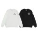Moncler Fashion Logo Printed Round Neck Sweatshirt Unisex Casual Versatile Sweatshirt
