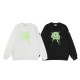 Moncler Fashion Logo Printed Round Neck Sweatshirt Unisex Casual Versatile Sweatshirt