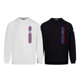Moncler Fashion Logo Printed Round Neck Sweatshirt Unisex Casual Versatile Sweatshirt