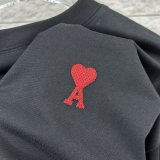 Ami Paris New Classic Embroidered Love Casual Short Sleeve Couple Versatile Loose T-shirt
