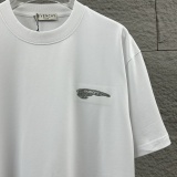 Givenchy New Classic Embroidered Wings Short Sleeve Couple Versatile Casual T-shirt