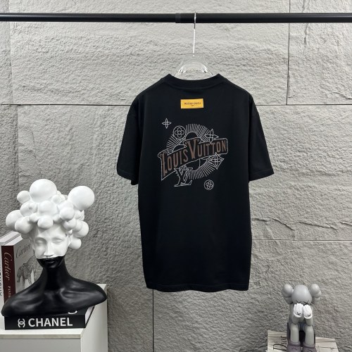 Louis Vuitton New Classic Hot Diamond Logo Short Sleeve Couple Versatile Casual T-shirt
