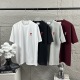 Ami Paris New Classic Embroidered Love Casual Short Sleeve Couple Versatile Loose T-shirt