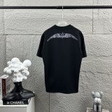 Givenchy New Classic Embroidered Wings Short Sleeve Couple Versatile Casual T-shirt