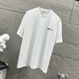 Givenchy New Classic Embroidered Wings Short Sleeve Couple Versatile Casual T-shirt